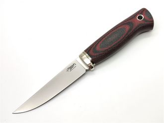 Нож Удобный Эксперт сталь N690 черно-красная микарта