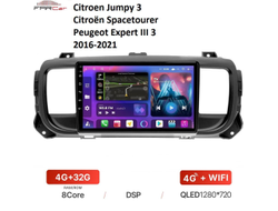Штатная магнитола FarCar BM3116M для Citroen Jumpy 3 SpaceTourer/ Peugeot Expert III 3 2016-2021 на Android 12 (4gb/32gb/DSP/WiFi/4G/GPS/BT)