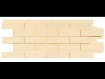 Фасадная панель "Клинкерный кирпич", цвет бежевый, серия стандарт
