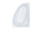 Акриловая ванна Triton Кайли Левая,150х100x63см