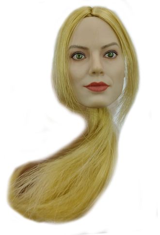 Женская голова (скульпт) Марго Робби - 1/6 scale Female Head Sculpture (GC047B) - GACTOYS