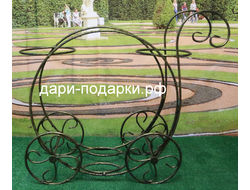 Подставка для цветов кованая 20*64*70 см   4,3 кг   металл Россия 2840-021064