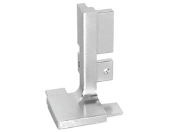 GOLA Угол внешний для профиля L для нижней базы, Серебро крацованное (brush polish)   GA0043.VP000.SLXAN.FX  ARISTO *