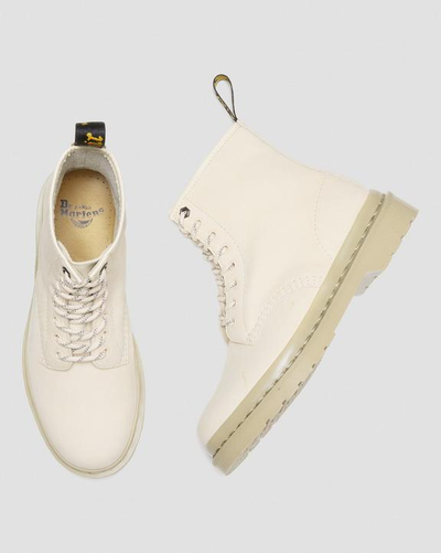 Ботинки Dr Martens 1460 Mono Milled Nubuck Parchment Beige
