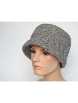 Шляпа зимняя серая Италия Vizio 8042 TF