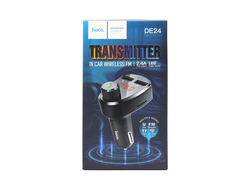 Автомобильный FM модулятор Hoco DE 24 black