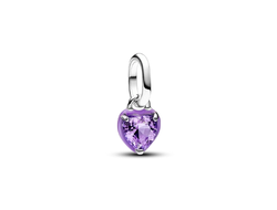 Мини-шарм Pandora ME Фиолетовое сердце-чакра Артикул: 793042C04