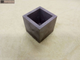 Горшок-кашпо цветочный сувенирный Kamastone Куб, 0922, темно - серый