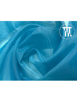 Органза матовая, цв. Голубая луна (J29)