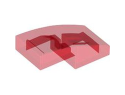Slope, Curved 2 x 1 x 2/3, Trans-Red (11477 6468878 6508252)