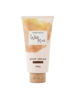 KUMANO YUSHI Увлажняющий крем для тела Masse Molly White Musk с ароматом белого мускуса, туба 300 г.
