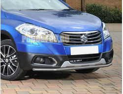 Защита переднего бампера d42  Suzuki SX-4 ( Сузуки СХ - 4)