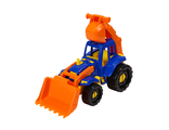 Трактор - экскаватор (артикул 2384) 23 см х 11 см