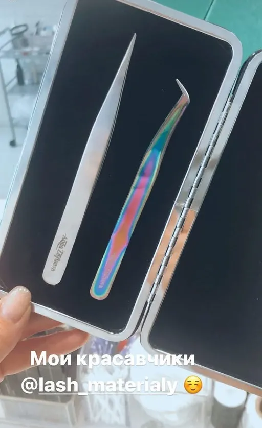 пинцеты для наращивания ресниц от Анны Зайцевой