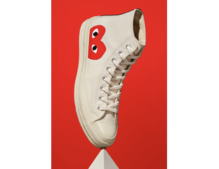 Converse cdg blanche cheap