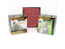 Комплект для декора и гидрофобизации венцов сруба. Красный.