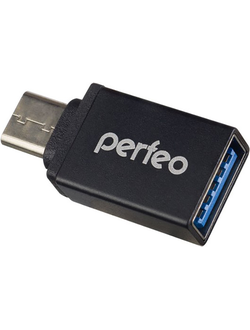Адаптер Perfeo USB adapter with Type-C (PF-VI-O006 Black)