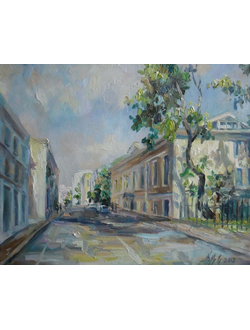 Круглова И. А. "Московские улочки", холст/масло, 40 х 50 см., 2012 г.