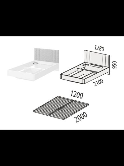 Кровать с основанием Николь 901 307