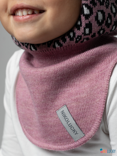 Шапка-шлем 24101-01 с утеплителем, х/б подклад, бледно-роз 52-54