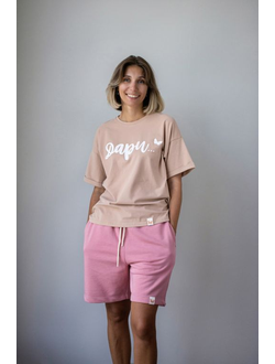 Женский костюм бежево-розовый "Дари"