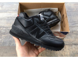 Кроссовки New Balance 574 Mid Black зимние