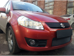 Защита радиатора Suzuki SX4 hb 2006-2007 (венгерская сборка) black
