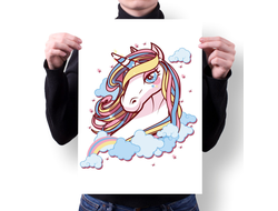 Плакат Единорог №4