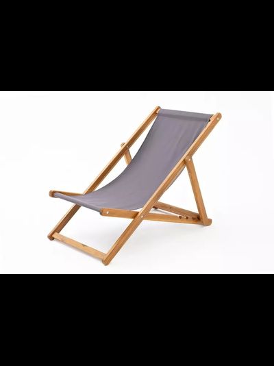 Кресло-шезлонг из акации CAPRI темно-серый