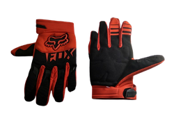 Велоперчатки Fox, |M|L|XL|, длин. пальцы, красно-черные