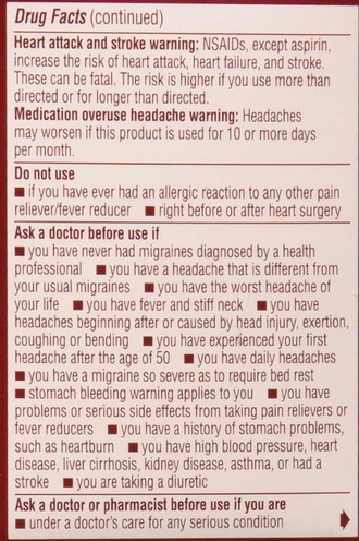 Advil Migraine Liquid Filled Capsules - Обезболивающее средство от мигрени и головной боли