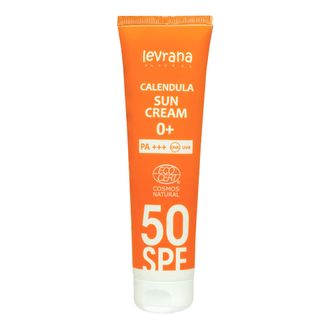 Крем для лица и тела солнцезащитный "Календула" SPF50 , 100мл (Levrana)