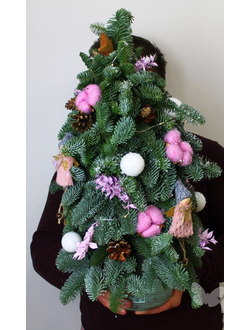 Новогодняя ёлка декор № 1136