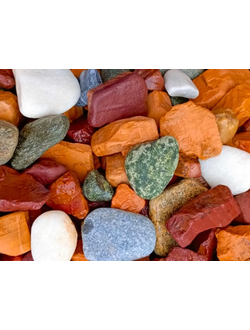 Цветной микс  галтов.20-40