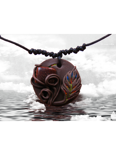 Цветок Дракона. Украшение с авантюрином