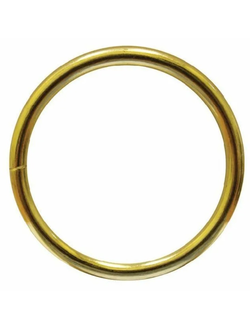 Кольцо для сумок, 20 мм толщина 2,0 мм цвет золото