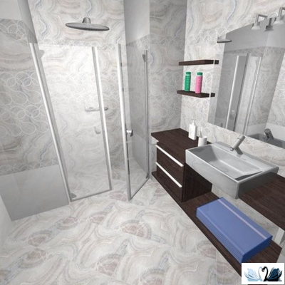 Плитка настенная Belani Камелот светло-серый 30 х 60 см под оникс Береза керамика