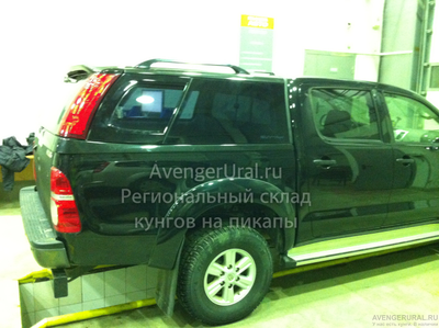 Кунг Sammitr SUV Plus V4 чёрный 209 на Toyoyta Hilux Vigo 2005-2015 в Перми, Екатеринбурге, Тюмени!