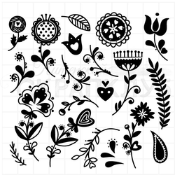 Штамп голландская плитка