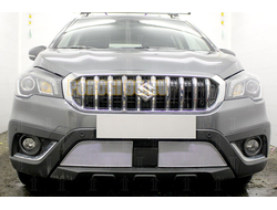 Защита радиатора Suzuki SX4 (II S-Cross) 2016- chrome PREMIUM