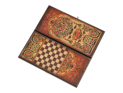 Нарды + шашки "Сирия. Русский Узор" большие