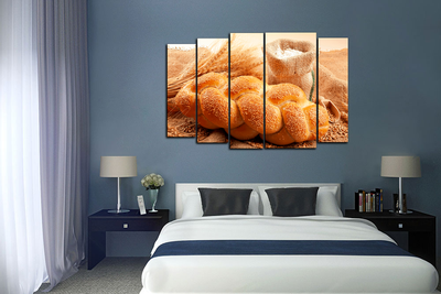 Модульная картина "Свежий хлеб"