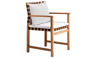 Кресло деревянное плетеное Vis a Vis
