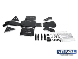 Защита ATV Rival K.7278.1 для BRP Outlander L 450/570/max 2015- (Пластик ПНД) (800*700*250)