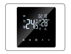 Терморегулятор G 904  Wi-Fi, черный, 2 датчика, 30А Подключение к умному дому и к станции Алиса