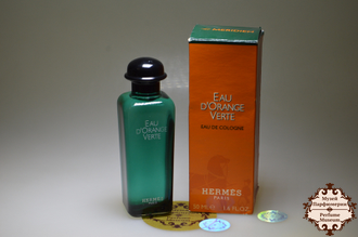 Hermes Eau d`Orange Verte (Эрмес Оранж Верте) одеколон мужской винтажный купить мужская парфюмерия