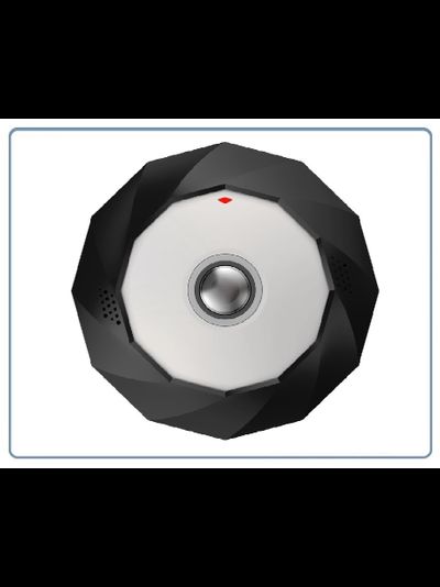 Потолочная - настенная WiFi/LAN видеокамера панорамная с DVR, Full HD 3Mp (IP Pro (VR cam. EseeCloud))