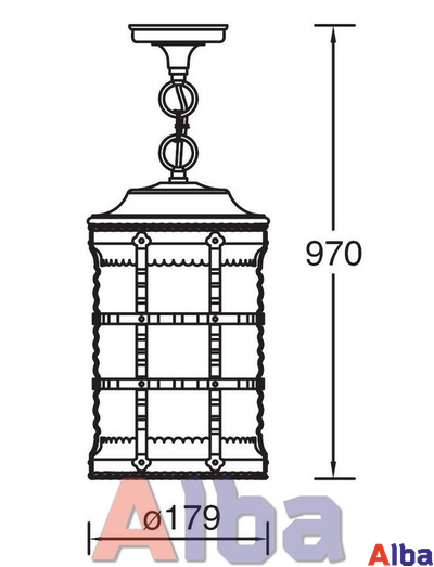 Barselona 81205 bl Парковый светильник