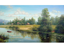 "Соловьиная пора" 60см х 100см холст/масло