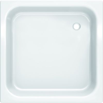 Поддон стальной эмалир. Universal 0,9*0,9*0,14 Португалия (подставка в комплекте)(C09012001)